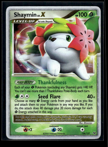 Shaymin Lv.X (Land Forme) 126/127 Platinum