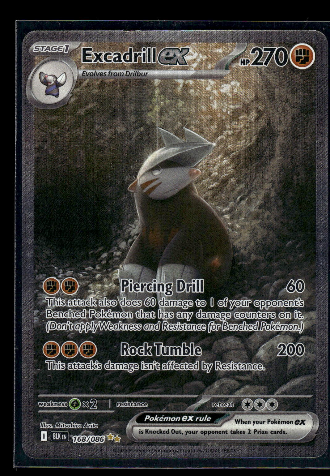 Excadrill ex 168/086 SV: Black Bolt