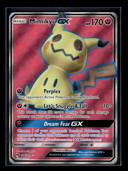 Mimikyu GX (Full Art) 206/214 SM - Lost Thunder
