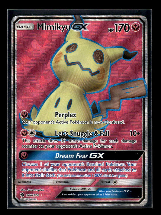 Mimikyu GX (Full Art) 206/214 SM - Lost Thunder