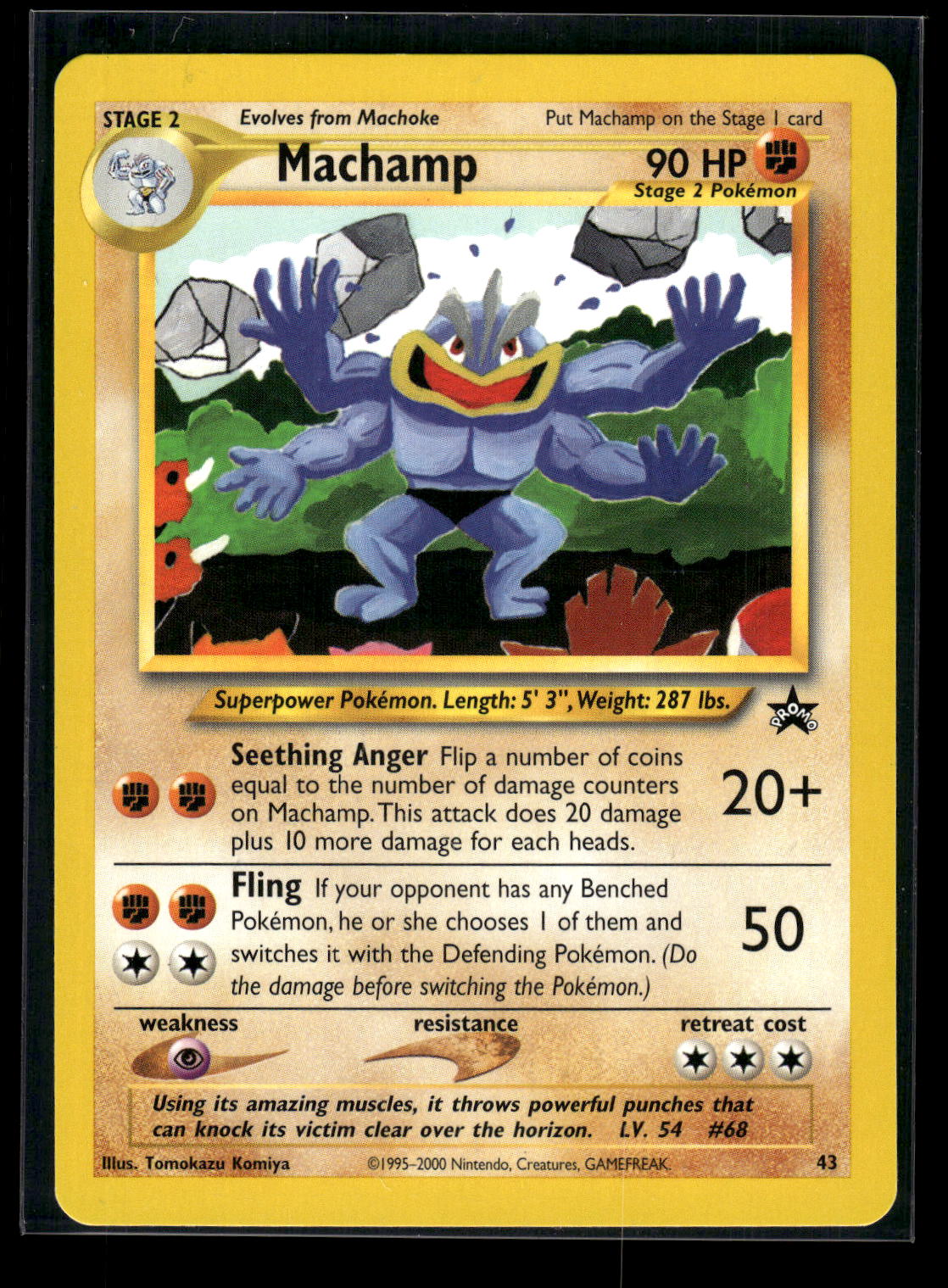 Machamp 43/53 WoTC Promo