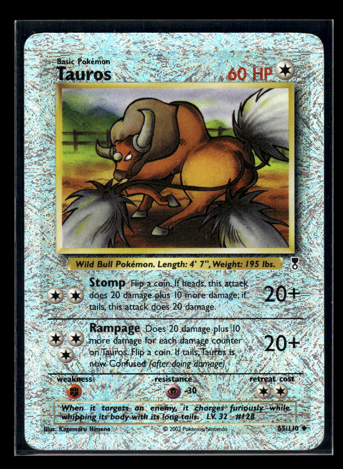 Tauros 065/110 Legendary Collection Reverse Foil
