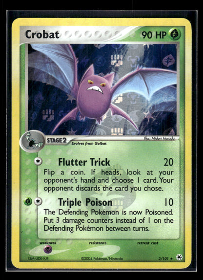 Crobat 3/101 EX Hidden Legends Reverse