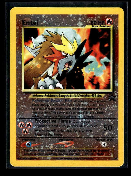 Entei 34/53 WoTC Promo