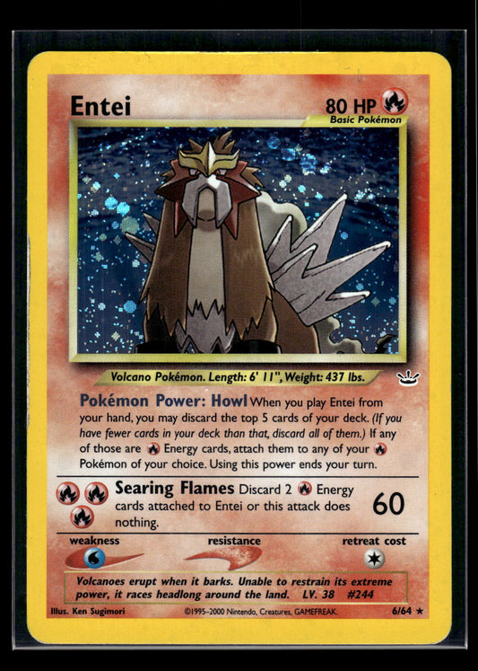 Entei (6) 06/64 Neo Revelation
