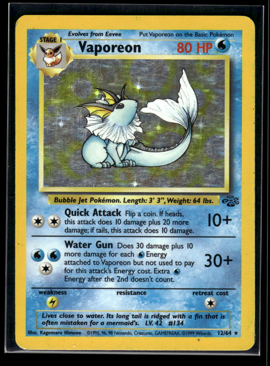 Vaporeon (12) 12/64 Jungle