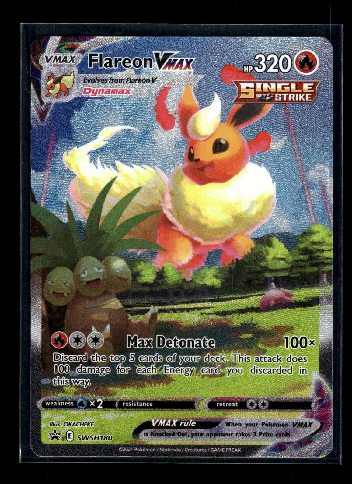 Flareon VMAX SWSH180 SWSH: Sword & Shield Promo Cards