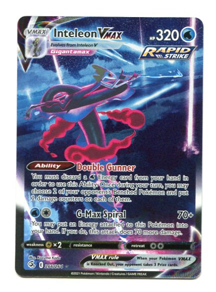 Fusion Strike - Inteleon VMAX 266/264