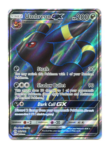 Sun & Moon - Umbreon GX 142/149
