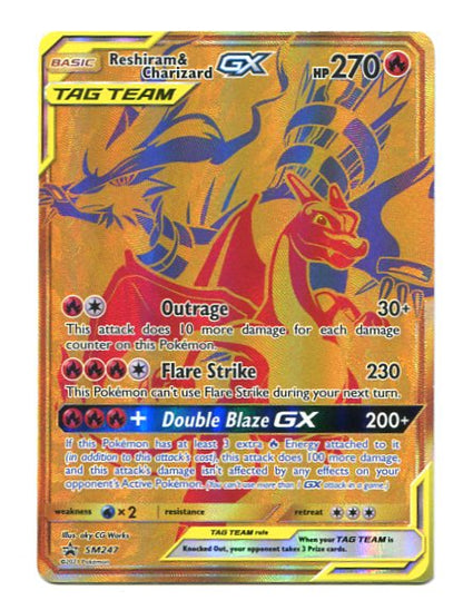 Promo - Reshiram & Charizard GX SM247