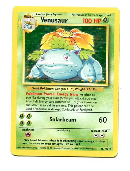 Base Set - Venusaur 15/102