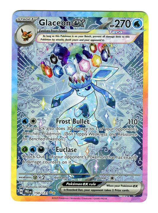 Prismatic Evolutions - Glaceon ex 150/131