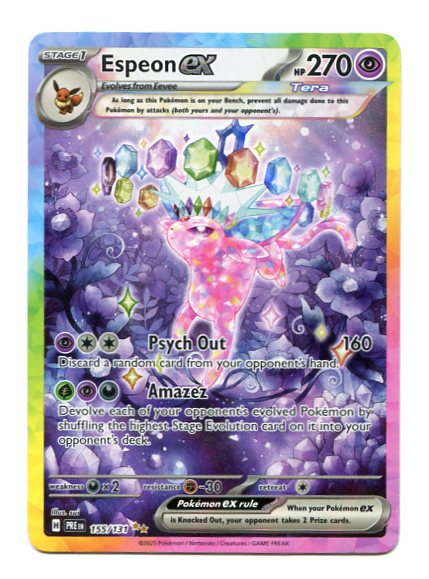 Prismatic Evolutions - Espeon ex 155/131
