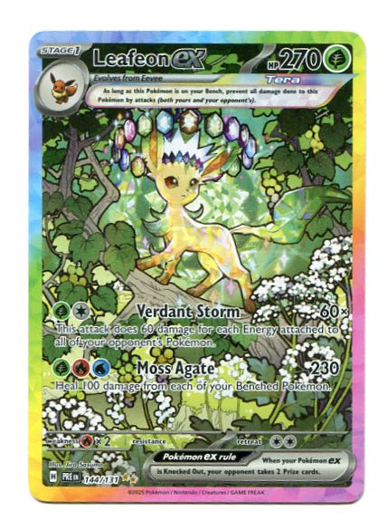 Prismatic Evolutions - Leafeon ex 144/131