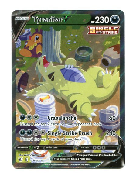 Battle Styles - Tyranitar V 155/163
