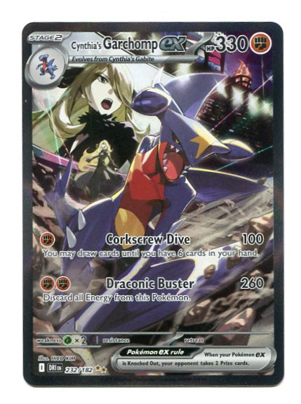 Destined Rivals - Cynthia's Garchomp ex 232/182