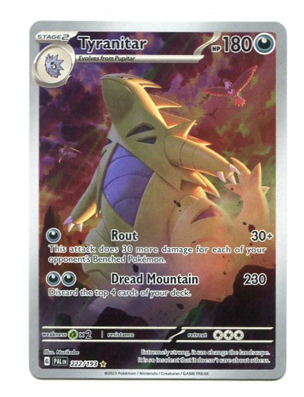 Paldea Evolved - Tyranitar 222/193