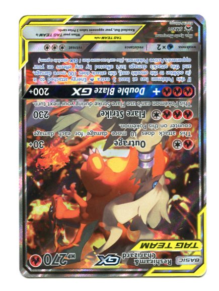 Promo - Reshiram & Charizard GX SM201