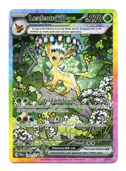 Prismatic Evolutions - Leafeon ex 144/131