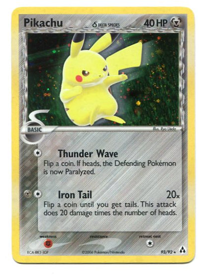 EX Legend Maker - Pikachu 93/92 - Holo