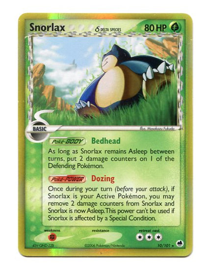 EX Dragon Frontiers - Snorlax 10/101