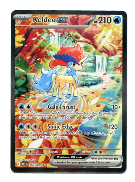 White Flare - Keldeo ex 167/086