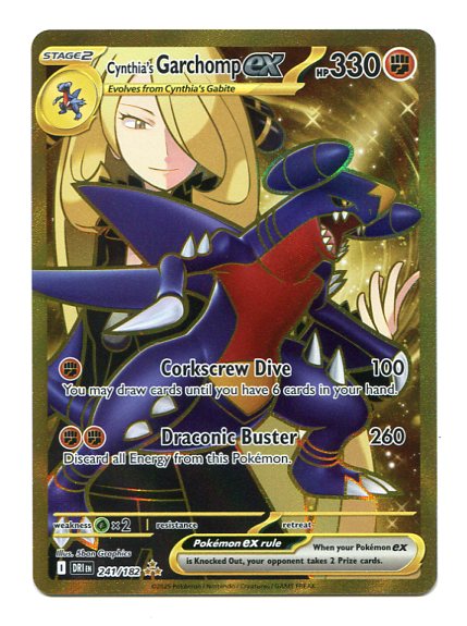 Destined Rivals - Cynthia's Garchomp ex 241/182