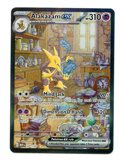Pokémon 151 - Alakazam ex 201/165