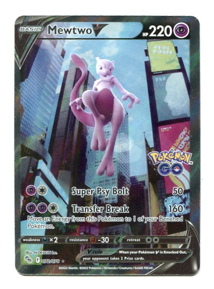 Pokémon GO - Mewtwo V 072/078