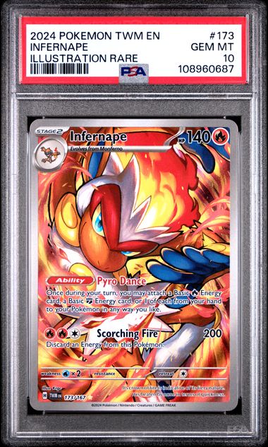 PSA 10 - Infernape 173/167 - Twilight Masquerade