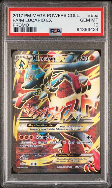 PSA 10 - MLucario Ex 55a/111 Promo - Mega Powers Collection