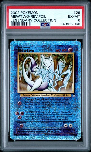 PSA 6 - Mewtwo 29/110 Reverse Foil - Legendary Collection