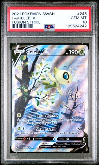 PSA 10 - Celebi V 245/264 - Fusion Strike