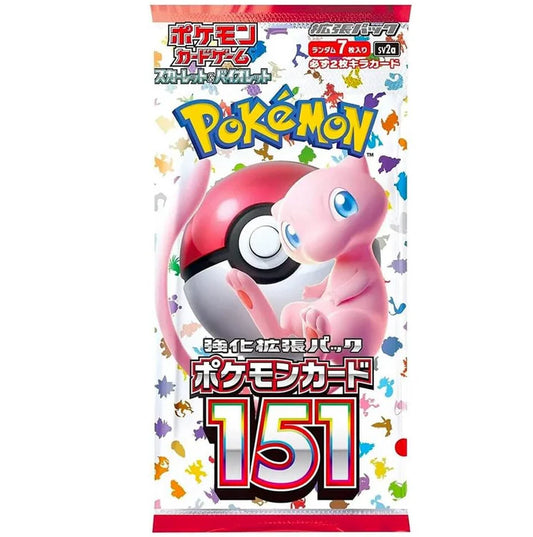Pokémon Scarlet & Violet: Pokémon 151 Booster Pack -  Japanskt
