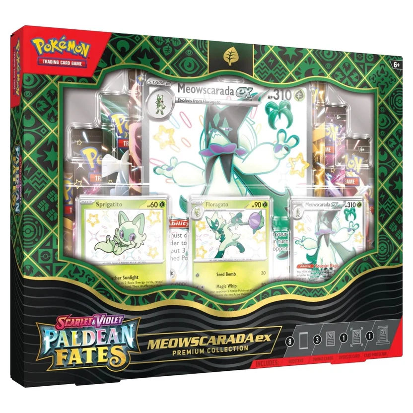 Pokémon TCG Scarlet & Violet: Paldean Fates Premium Collection Box - Meowscarada ex