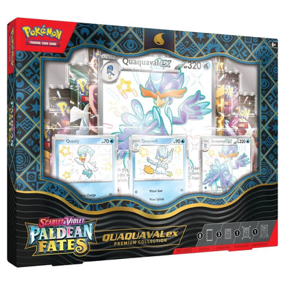 Pokémon TCG Scarlet & Violet: Paldean Fates Premium Collection Box - Quaquaval ex