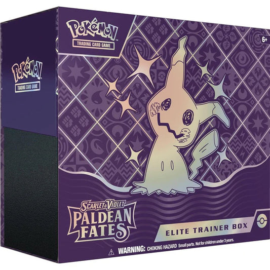 Pokémon Scarlet & Violet: Paldean Fates Elite Trainer Box - KAN EJ GARANTERA SAMLARSKICK