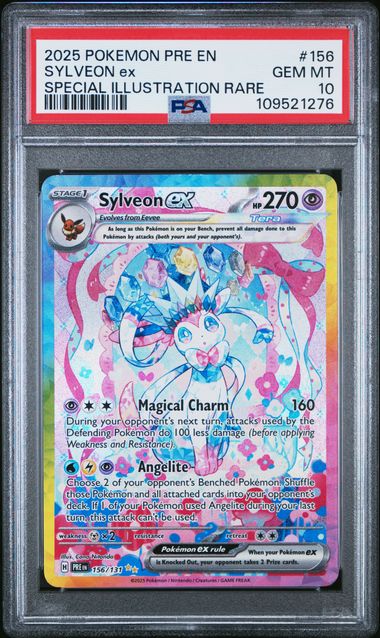 PSA 10 - Sylveon ex 156/131 - Prismatic Evolutions