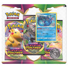 Pokemon TCG Sword & Shield: Vivid Voltage 3-Pack Blister - Vaporeon