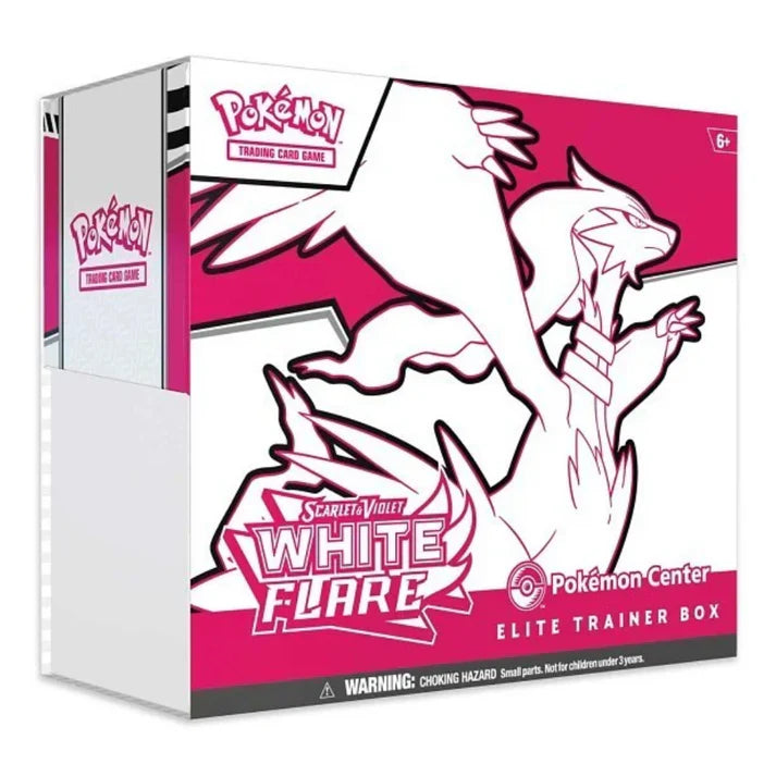 Pokémon Scarlet & Violet: White Flare Elite Trainer Box - Pokémon Center - LÄS BESKRIVNINGEN